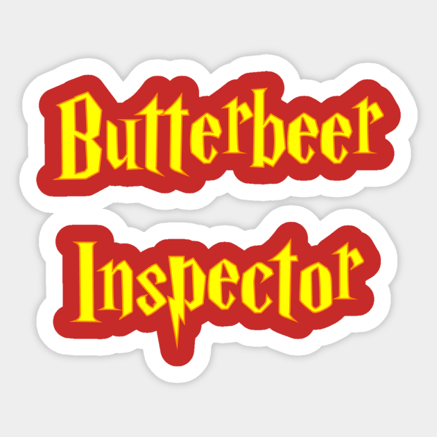 ButterBeer Inspector Sticker by Water Boy